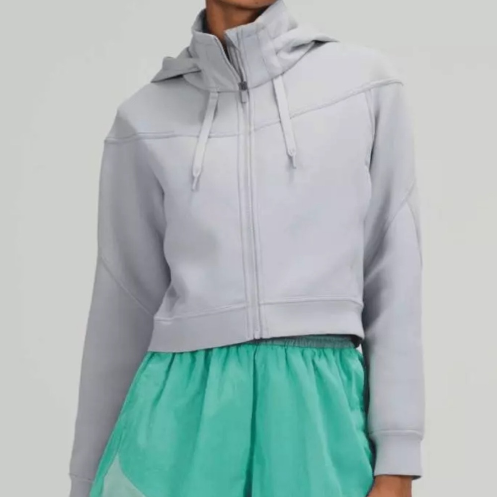 LULULEMON ATHLETICA Rogue Renegade Zip Hoodie in Rhino Grey Size 12